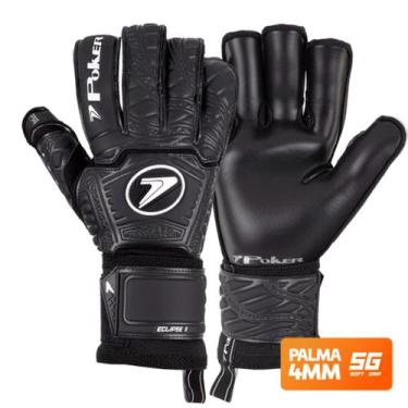 Imagem de Luva Goleiro Campo Poker Eclipse II Profissional -, Preto, 10