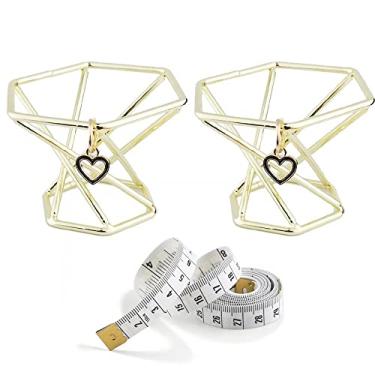 Imagem de LYFOO 2 pacotes de suporte de esponja de beleza suporte de liquidificador de maquiagem puff armazenamento sem germes rack de secagem de beleza suporte de ovo presente para o dia dos namorados ouro rosa 800810905