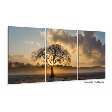 Imagem de Quadro Decorativo Árvore Seca Raio De Luz 120x60 3 peças