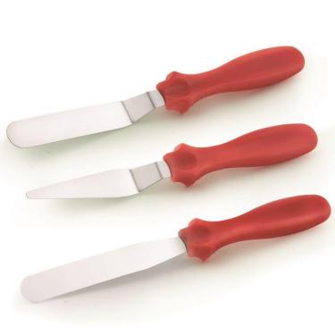 Imagem de Conjunto de 3 Espátulas para Confeitar Mimo Style 6860
