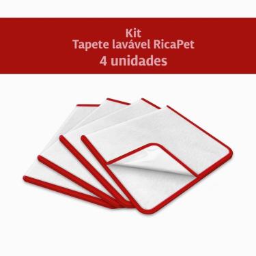 Imagem de Tapete Higiênico Lavável Para Cães - M 80x60 - 4 Uni - Verm