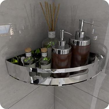 Imagem de Porta Shampoo Adesivo Sem Furar Parede Inox De Canto