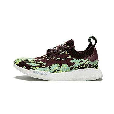 Imagem de Adidas NMD R1 PK – EUA, Maroon/Core Black/Blush Green, 10