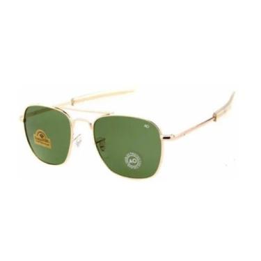 Imagem de Óculos De Sol Militar Lente De Vidro Luxo Masculino Clássico - Jack Ja