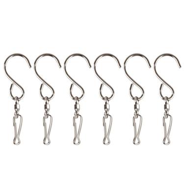 Imagem de Ganchos giratórios para pendurar spinners de vento, sinos de vento de cristal para festa (pacote com 6) da KUUQA