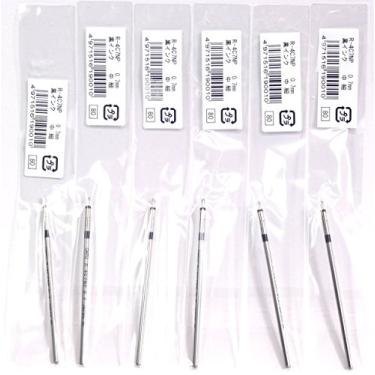 Imagem de Ohto Refil de tinta à base de óleo preto de 0,7 mm (R-4C7NP), para caneta esferográfica Ohto multifuncional, Multi-Smart 4, × 6 pacotes/total 6 peças (importação do Japão) [pacote original Komainu-Dou]