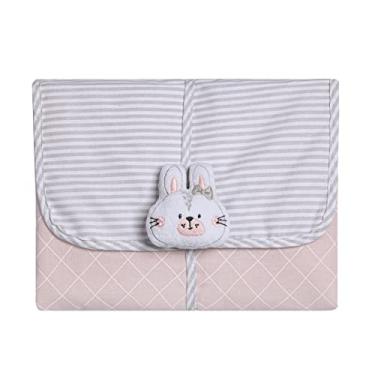 Imagem de Trocador Porta Fraldas Portátil Papi Friends para Bebê 66cm X 40cm Contém 01 Un