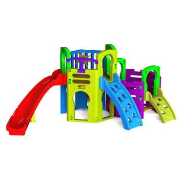 Imagem de Playground Multiplay (Com Protetor/Timão/Escalada Pequena) - Freso