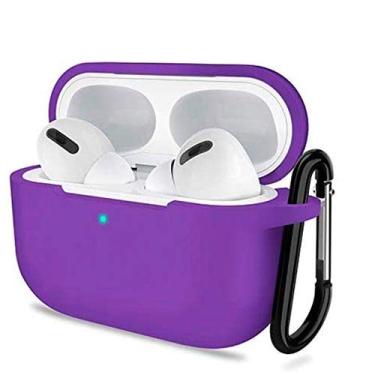Imagem de Capa Case Protetora Silicone Flexível AirPods Pro - Roxo