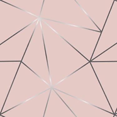 Imagem de Papel De Parede Zara Rosê Fio Silver Auto Colante 18m