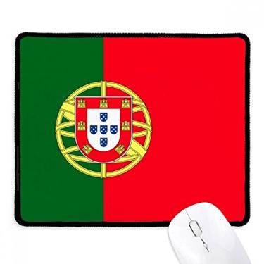 Imagem de Mousepad com a bandeira nacional de Portugal da Europa, tapete de borracha para jogos