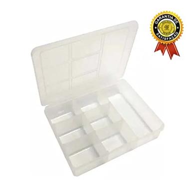 Imagem de caixa organizadora para patchwork com 13 divisorias