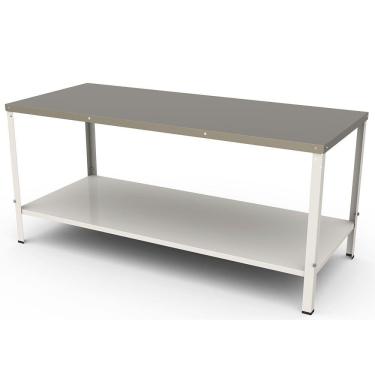 Imagem de Mesa de Manipulação Desmontável M-180 G2 - Epóxi  c/ Tampo Aço Inox 800x870x1900 - Braesi
