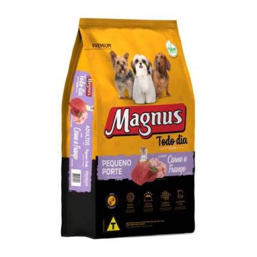 Imagem de Ração Magnus Premium Todo Dia Cães Adultos Pequeno Porte Sabor Carne E