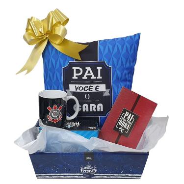 Imagem de Presente Para Pai Cesta De Presente Almofada E Caneca Papai