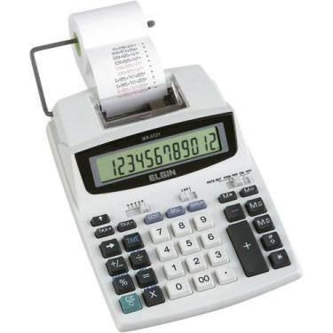 Imagem de Calculadora Mesa Elgin Ma5121 Com Bobina Visor 12 Dígitos, Impressão B