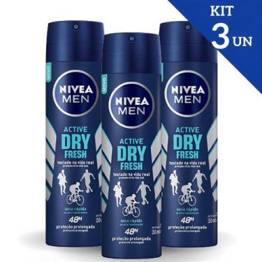Desodorante Antitranspirante Aerosol nivea Dry Comfort 150ml- 3 unidades em  Promoção na Americanas