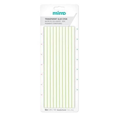 Imagem de Mimo – Bastão de Cola Quente Profissional – Refil 7,5 mm x 20 cm – 10 Unidades – Artesanato e Reparos