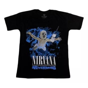 Imagem de Camiseta Nirvana Preta Nevermind Capa De Album Banda De Rock Epi036  -
