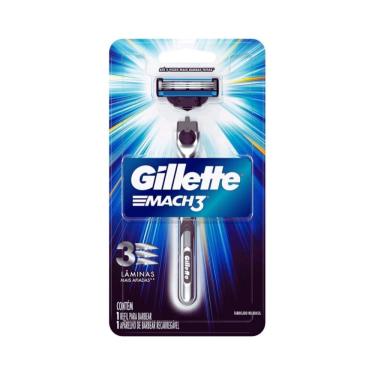 Imagem de 1 Aparelho de Barbear Recarregável Gillette Mach3 + 1 Refil