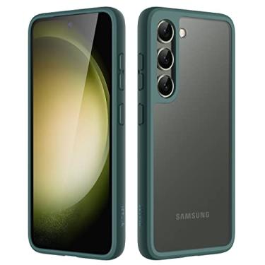 Imagem de JETech Capa Fosca para Samsung Galaxy S23 5G 6,1 Polegadas, Case Protetora Fina Fosca Translúcida para Celular, Capinha Anti-Impressão Digital (Verde Meia-Noite)