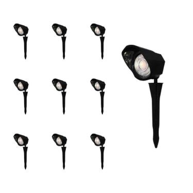Imagem de Espeto Jardim Avant Hummer Led 5W 3000K Preto Bivolt 10 Und