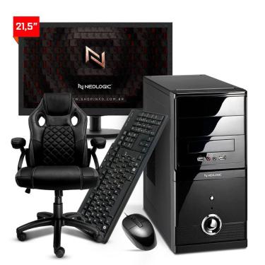 Imagem de Computador Completo Neologic Home Nli83507 Amd Ryzen 5 5600G (3.9Ghz 19Mb) 16Gb Ssd 480Gb + Cadeira