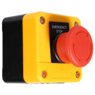 Imagem de Botoeira de Emergência com Caixa de Sobrepor Amarela Lorben