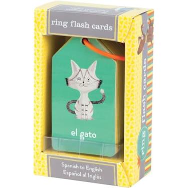 Imagem de Spanish to English Ring Flash Cards