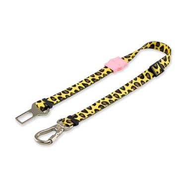 Imagem de Dog Trip Brasil Cinto de Segurança Pet Universal para Cachorro Gato com Gancho Trava de Segurança Cães Gatos Carro Coleira Adaptador Ajustável Porte Grande Médio Pequeno Estampa Guma