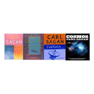 Imagem de Kit 4 Livros Carl Sagan - Companhia Das Letras