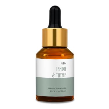 Imagem de Óleo de fragrância de limão e tomilho, óleo perfumado MitFlor único, óleo de fragrância premium de tamanho grande para fabricação de sabão e velas, óleo difusor de coleção de hotel, aroma cítrico e