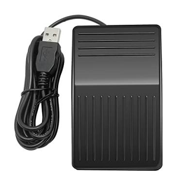 Imagem de Pedal de pé USB PC interruptor de pé único teclado controle de pé mouse teclado programável para videogame, escritório, trabalho, página de trabalho
