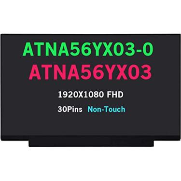 Imagem de WARWOLFTEAM Substituição de tela 39.6 cm ATNA56YX03 ATNA56YX03-0 EDP 30 pinos 1920×1080 AM-OLED brilhante compatível com ASUS VivoBook Pro 15 AM-OLED M3500 M3500QC M6500 K3500 X1505 (Sem toque)