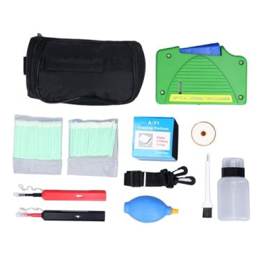 Imagem de Conjunto de Kit de Limpeza de Fibra óptica de 11 Peças Com Caixa de Limpeza e Caneta de Limpeza de Fibra óptica de 1,25/2,5 Mm para Limpeza de Conectores SC/FC/ST/LC/MU