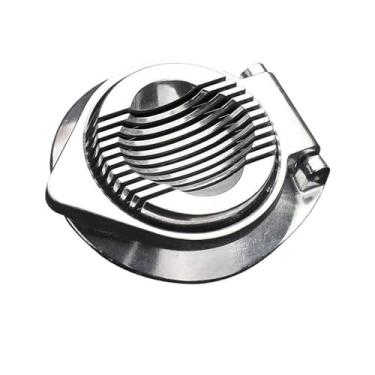 Imagem de Baoblaze Ovo dicer chopper ovo para ovos cozidos restaurante ferramenta manual de aço inoxidável ovo cortador para cogumelos