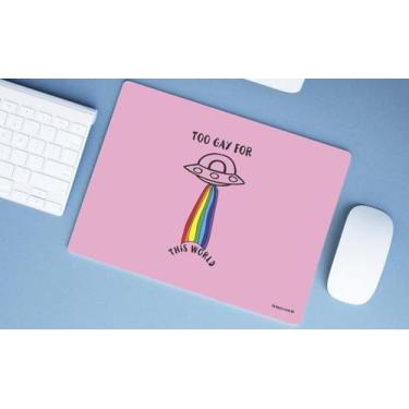 Imagem de Mouse Pad Emborrachado Personalizado Coleção Estampas LGBTQIA+, 40 x 3