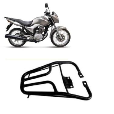 Imagem de Bagageiro Titan 125 2009 2010 2011 2012 2013 Curto Preto - MA Motos