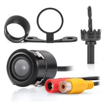 Imagem de Câmera Ré Automotiva Colorida 2 Em 1 Rca Borboleta E Embutir - MULTILA