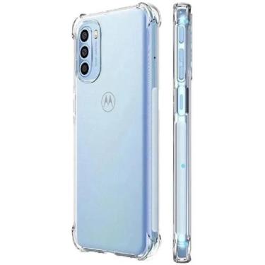 Imagem de Capa Capinha Motorola Moto G52 AntiShock Transparente - Armyshield