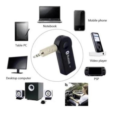 Imagem de Adaptador Receptor Áudio Bluetooth P2 Som Carro Microfone - Victory