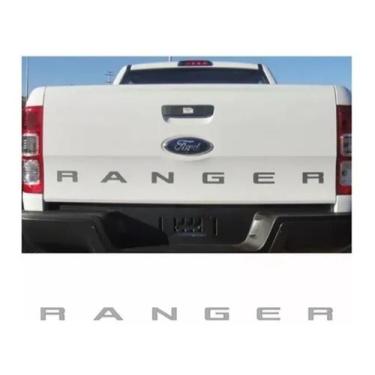 Imagem de Adesivo Letreiro Tampa Traseira Cinza Ford Ranger 2017 Rgr13 - Resitan