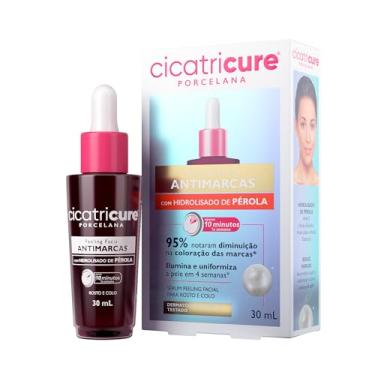 Imagem de Cicatricure Porcelana Peeling Facial Antimarcas Clareador Serum para Rostro e Colo - Ilumina e Uniformiza a Pele, 95% Notaram Diminuição das Marcas em 4 Semanas - 30 ml
