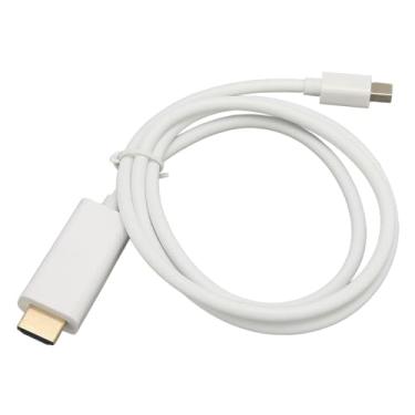 Imagem de Adaptador Mini DisplayPort para, Cabo Adaptador Benfei Mini DP para AV HDTV, Compatível Com 4K para Projetor de Monitor Pro, Operação Plug and Play Branca Leve (1m)