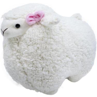 Imagem de Ovelha Em Pé Com Laço Na Orelha 21cm - Fofy Toys