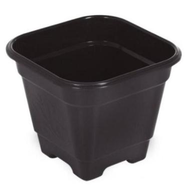 Imagem de Vaso De Plantas Quadrado Grande 30X30X29 Preto 25295 - Arqplast