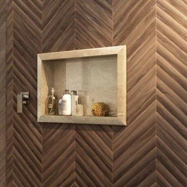 Imagem de Nicho de Embutir para Banheiro 56,5cm Porcelanato Técnico Polido - Blu