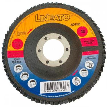 Imagem de Disco Flap Lineato Itambe 4.1/2'' - Grao 40