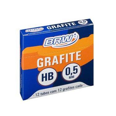 Imagem de Grafite 0,5Mm - 12 Tubos Com 12 Grafites Cada - BRW
