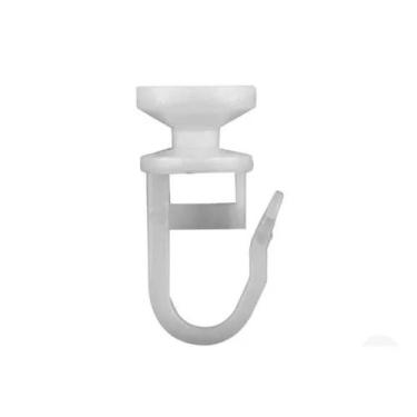 Imagem de Deslizante Para Fita Wave P/varão E Trilho Suiço 100 Unidade - Eluzai 